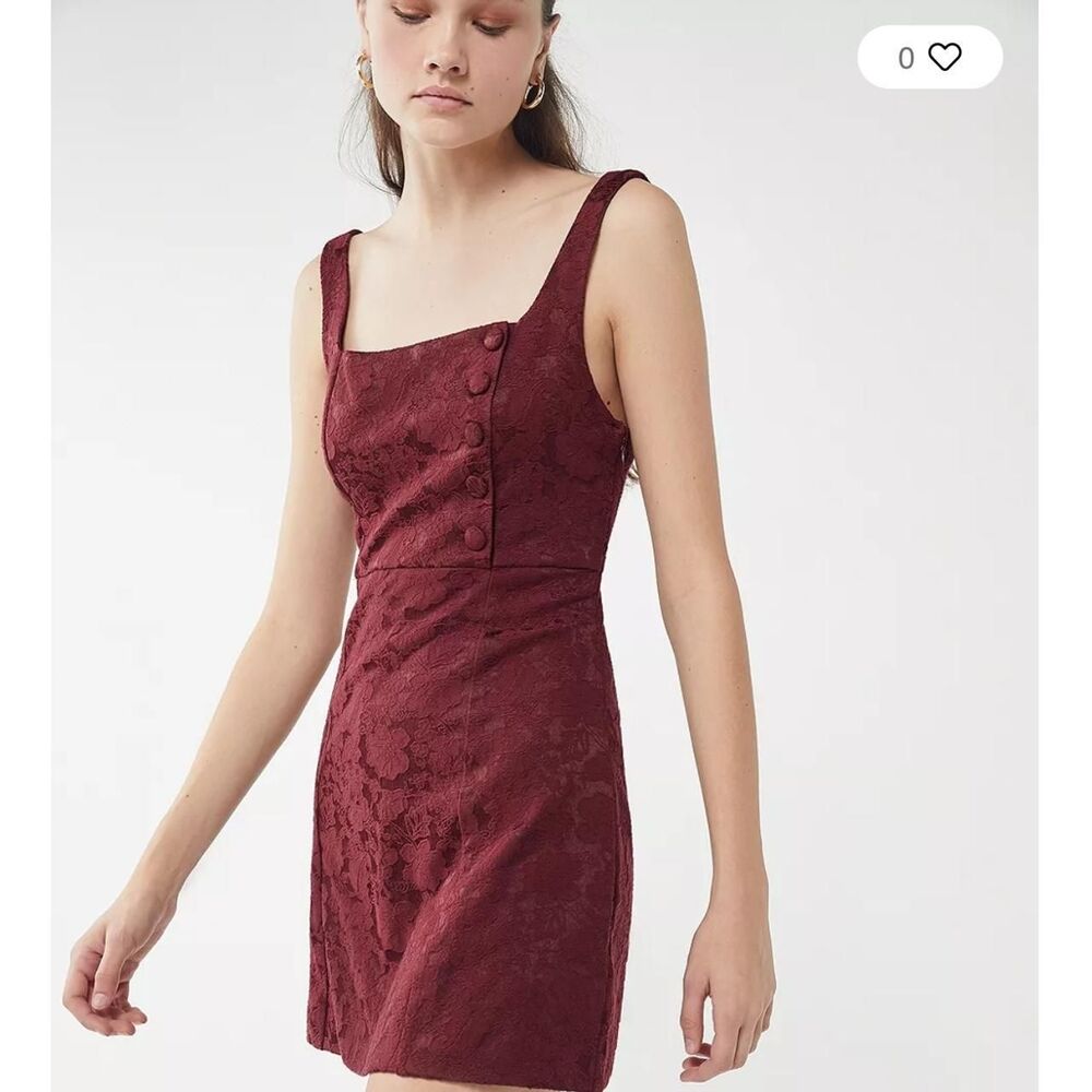 Urban-outfitters Women's Burgundy Dress